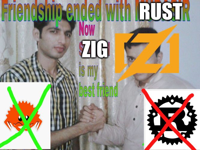 Friendship ended with Rust, now Zig is my best friend.